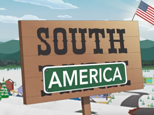 South Park is now South America - creators take swipe at Trump's renaming spree South Park is now South America - creators take swipe at Trump's renaming spree