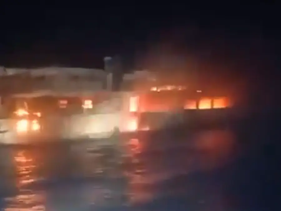 Ferry catches fire in Philippines: 5 dead, at least 87 unaccounted for in Palawan | VIDEO