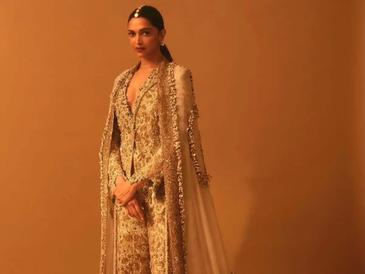 9. The Gold Embroidered Ensemble