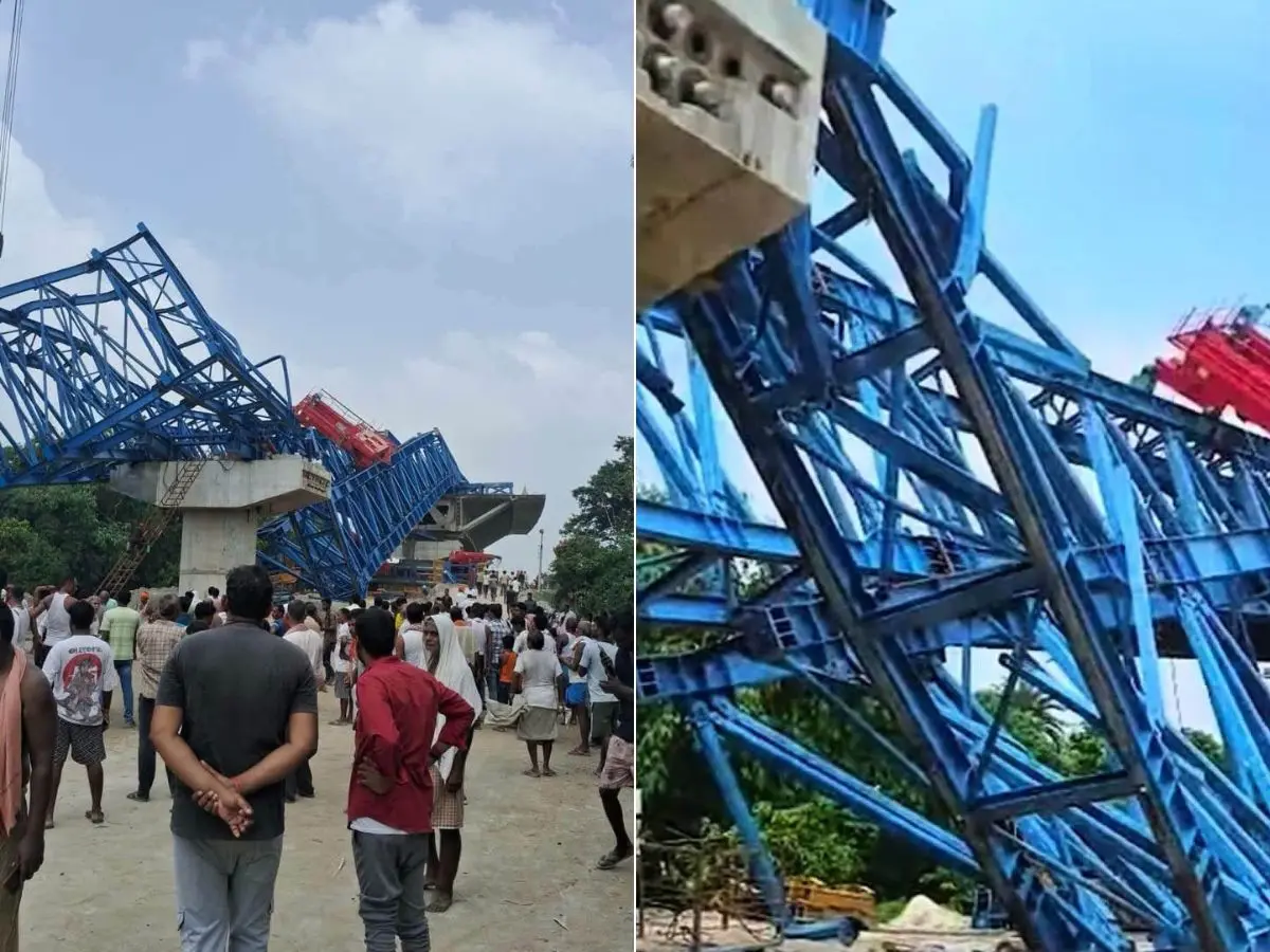 At least 7 injured after under-construction bridge collapses in Bihar’s Vaishali