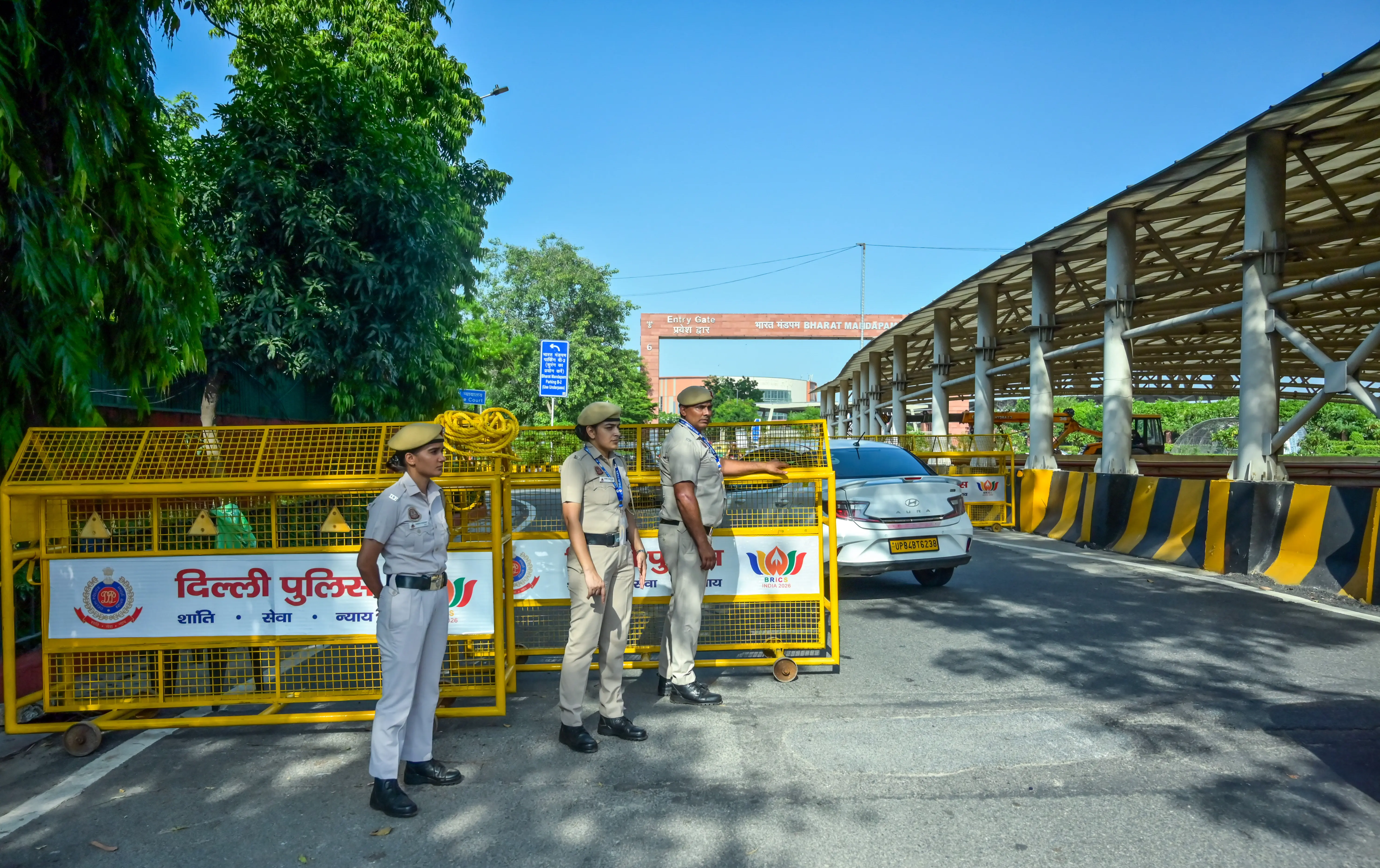 15,000 police, 200 paramilitary companies deployed, routes secured, hotels fortified as Delhi gears up for BRICS Summit