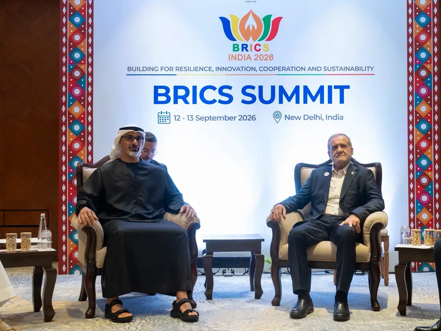India bridging Gulf divide amid war? Iran’s Pezeshkian meets UAE Crown Prince at BRICS