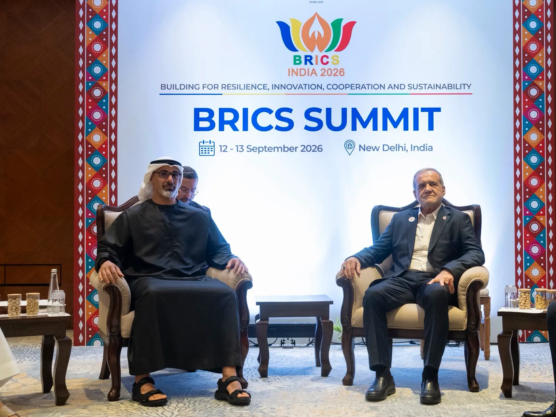 India bridging Gulf divide amid war? Iran’s Pezeshkian meets UAE Crown Prince at BRICS India bridging Gulf divide amid war? Iran’s Pezeshkian meets UAE Crown Prince at BRICS