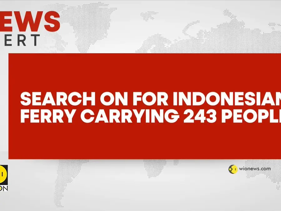 Breaking: Indonesian ferry carrying 243 people loses contact in stormy waters 