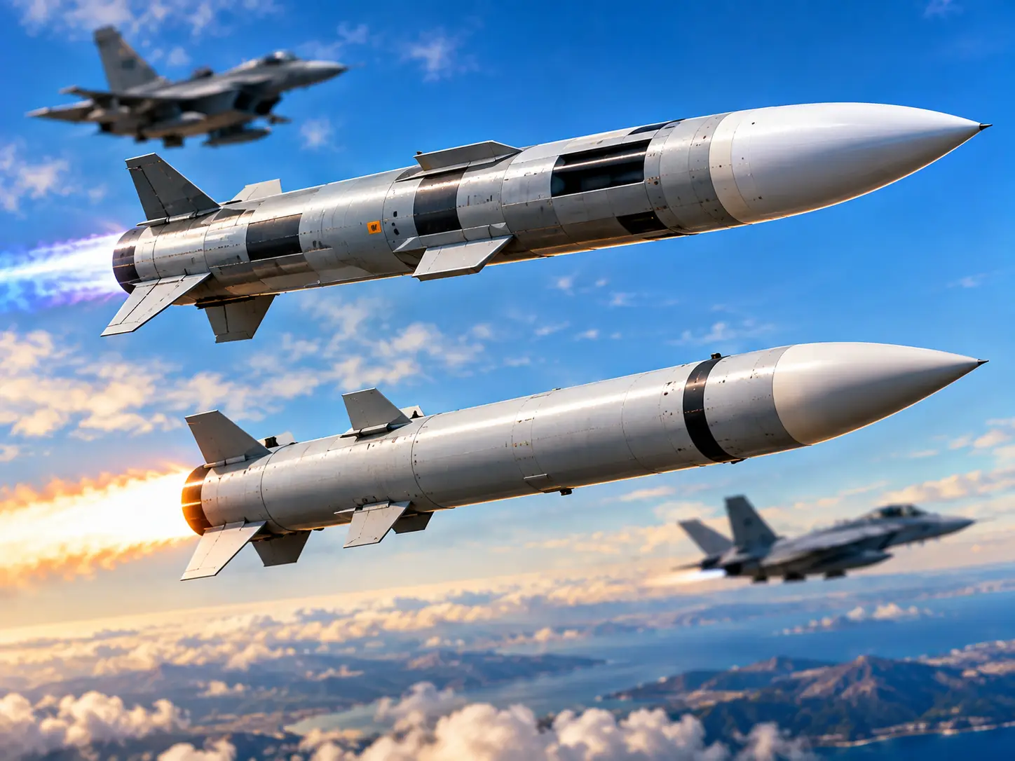 Why European Meteor missiles use ramjet engines compared to standard US solid rockets