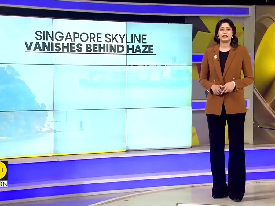 Pollution blankets Singapore city