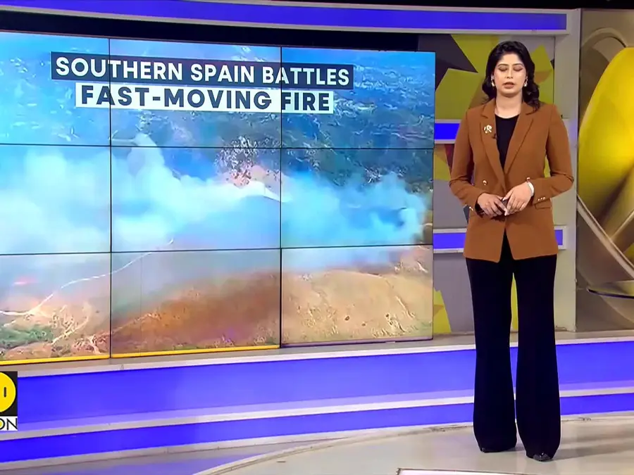 Wildfire rages near Costa Del Sol homes