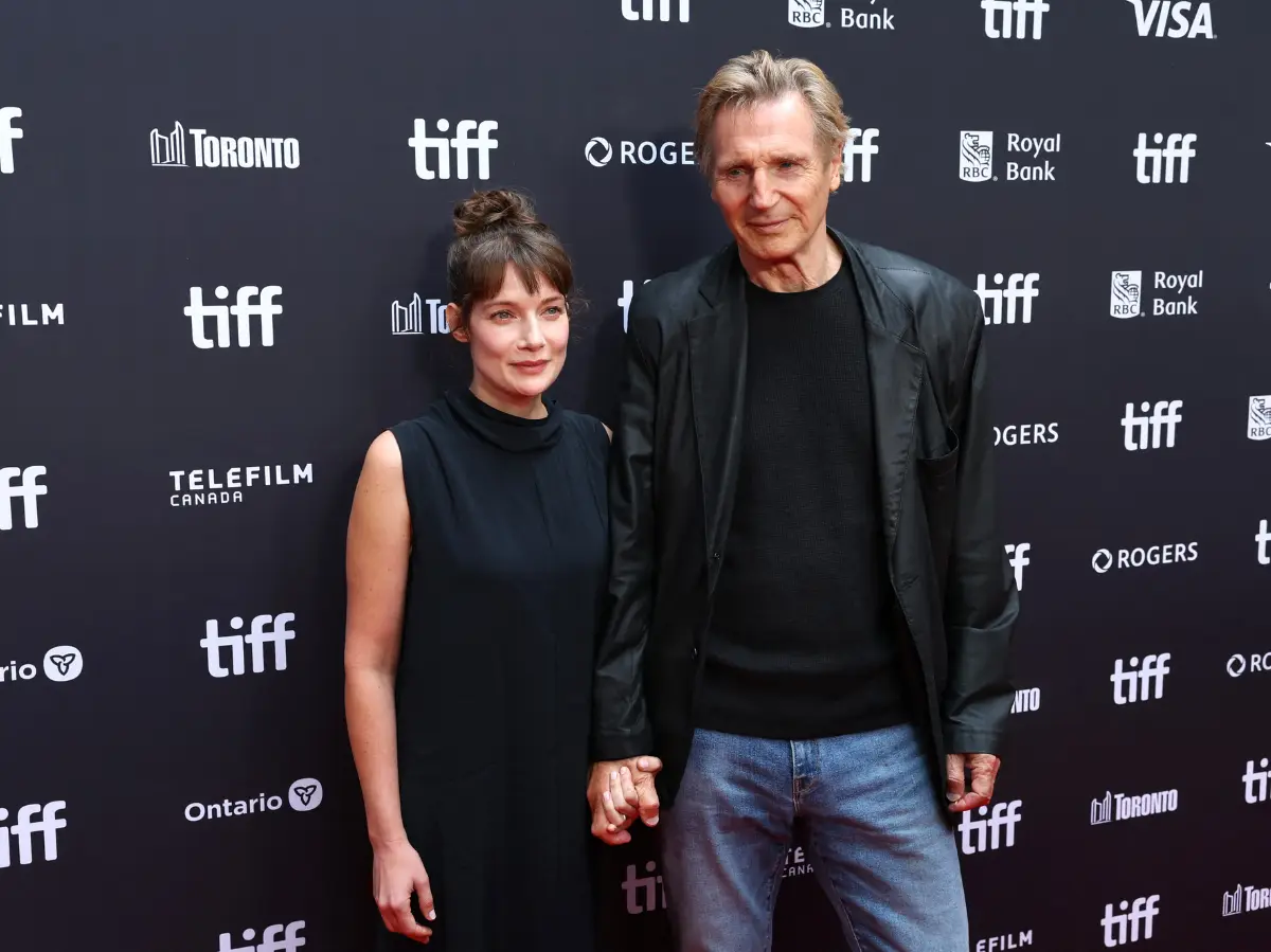 Liam Neeson sparks romance rumours after holding hands with Stella Stocker at TIFF 2026 Liam Neeson sparks romance rumours after holding hands with Stella Stocker at TIFF 2026