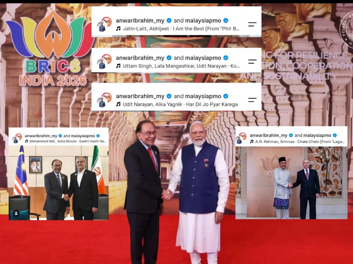 ‘Dil Toh Pagal Hai’ for Modi, ‘Chale Chalo’ for Putin: Malaysian PM Anwar Ibrahim's Bollywood playlist goes viral during BRICS visit