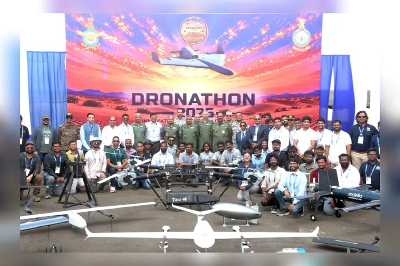 India tests drone warfare at Pokhran as IAF launches first Dronathon India tests drone warfare at Pokhran as IAF launches first Dronathon