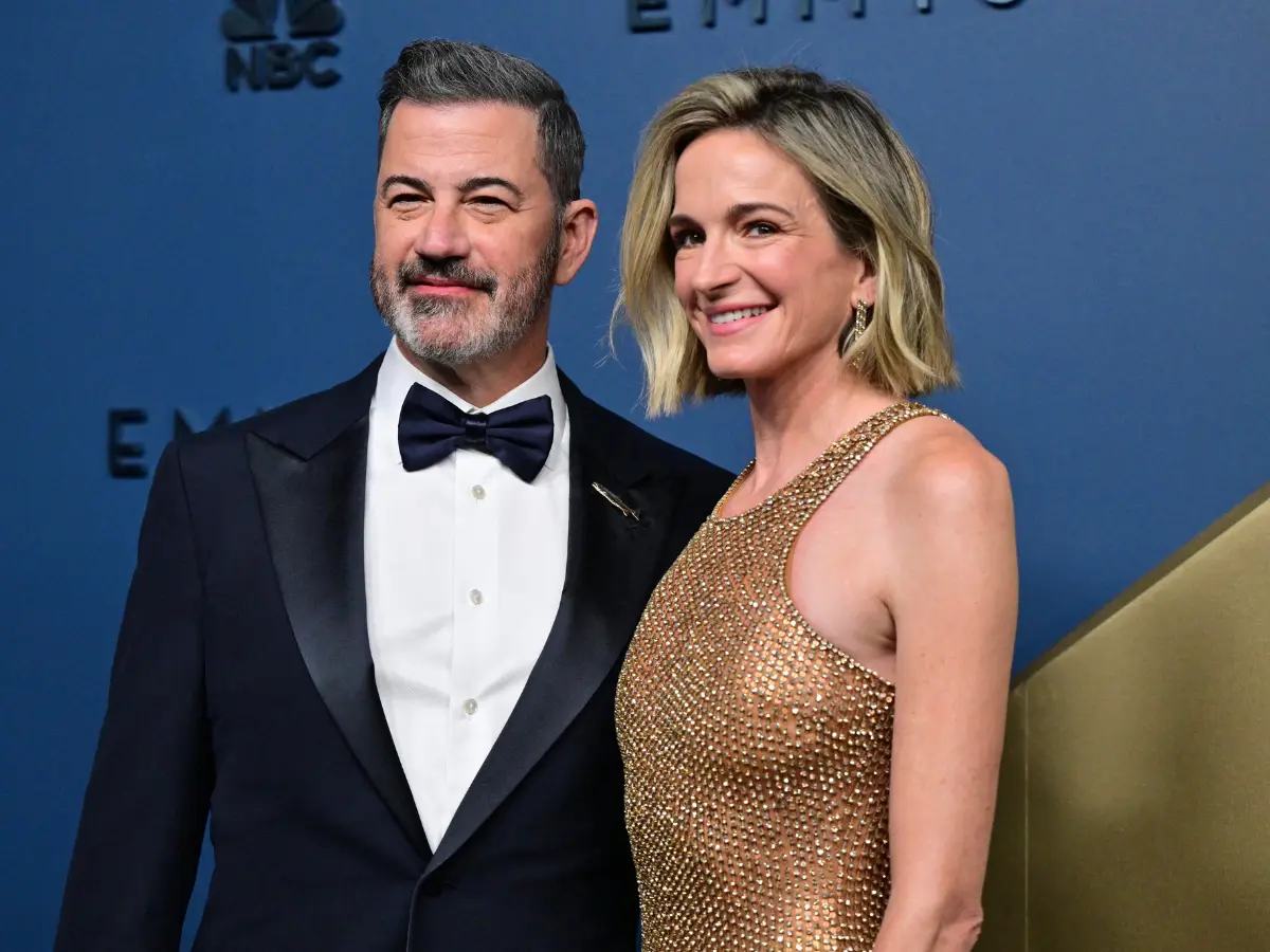 Jimmy Kimmel and Molly Mcnearney