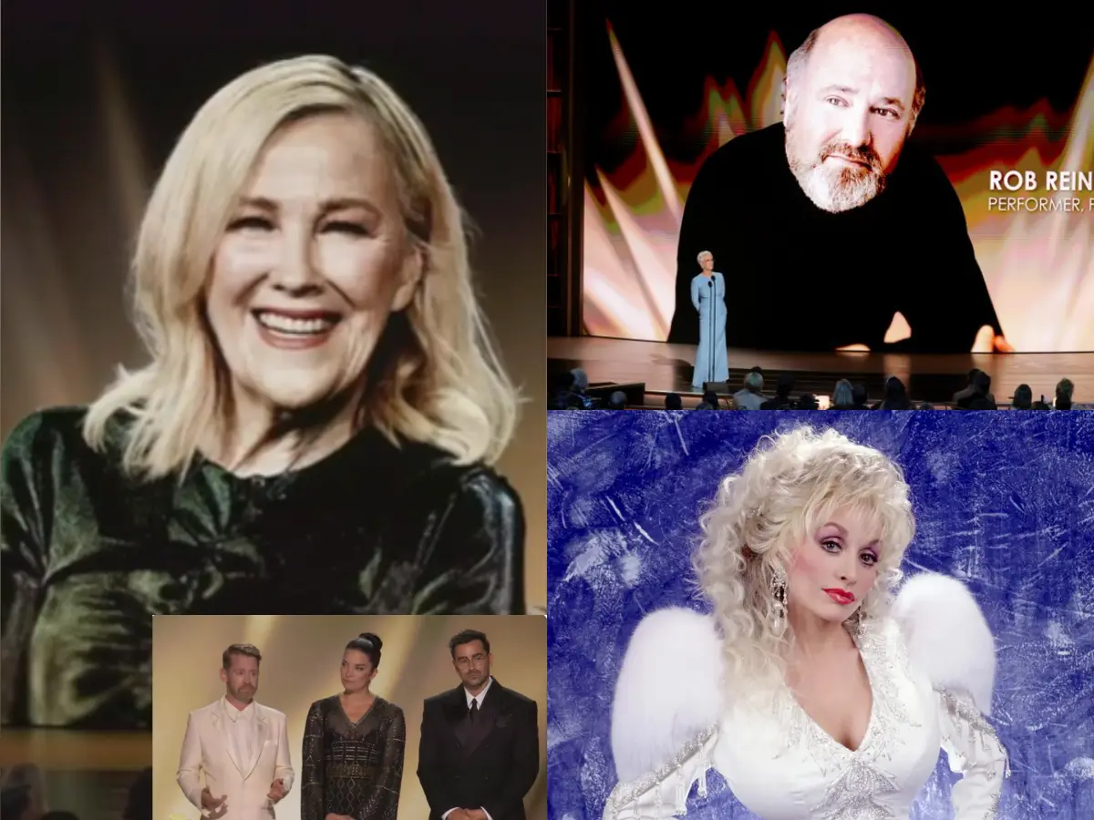 Emmys 2026 In Memoriam: Catherine O’Hara honoured by on-screen children Macaulay Culkin, Annie Murphy, Dan Levy; Dolly Parton, Rob Reiner remembered