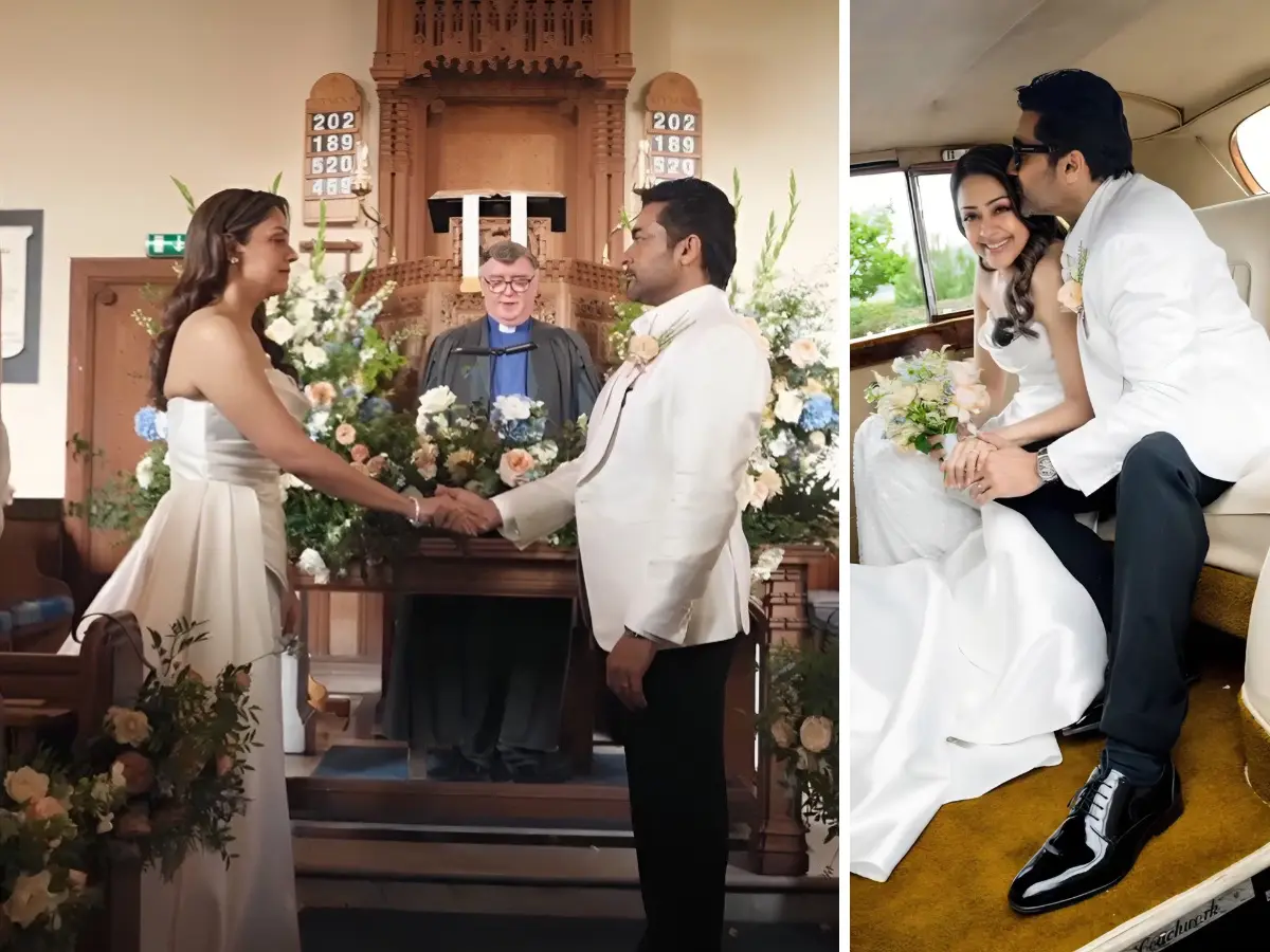 'The Sequel': Suriya and Jyotika renew vows on 20th wedding anniversary, watch video of the dreamy ceremony 'The Sequel': Suriya and Jyotika renew vows on 20th wedding anniversary, watch video of the dreamy ceremony
