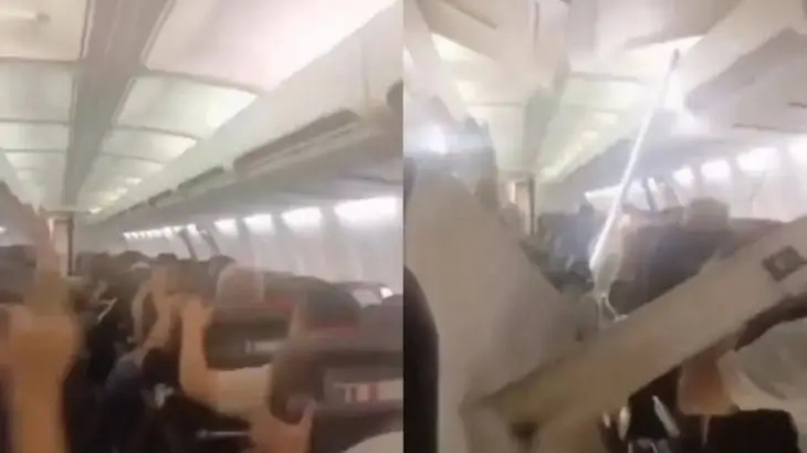 Passengers scream as Iran flight suffers mid-air scare: Boeing 737 shakes violently after take-off | VIDEO