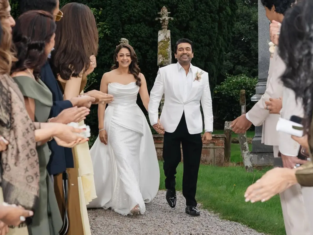 Suriya and Jyothika say ‘I do’ again after 20 years! See their dreamy wedding pics
