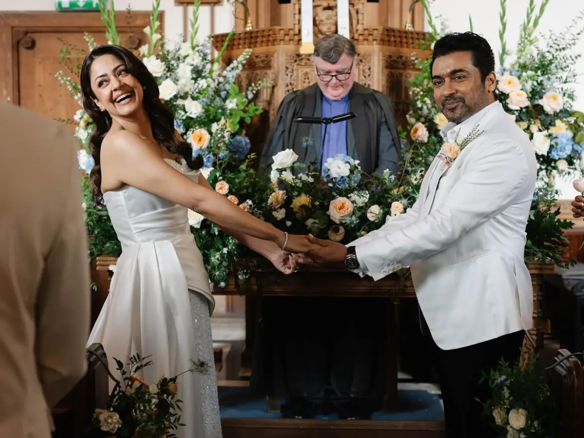 An absolutely joyful moment for Jyothika and Suriya
