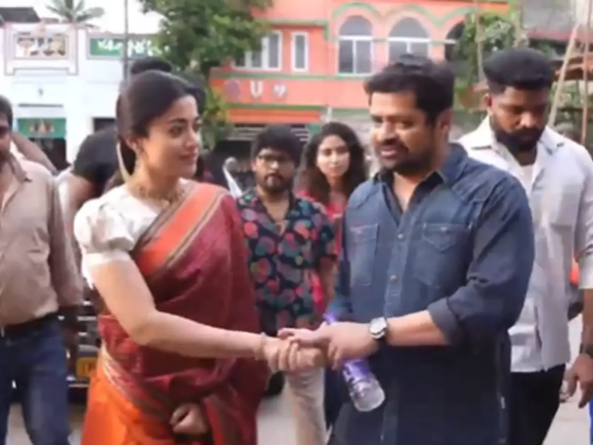 Rashmika Mandanna meets MS Subbulakshmi’s family after biopic launch, watch video