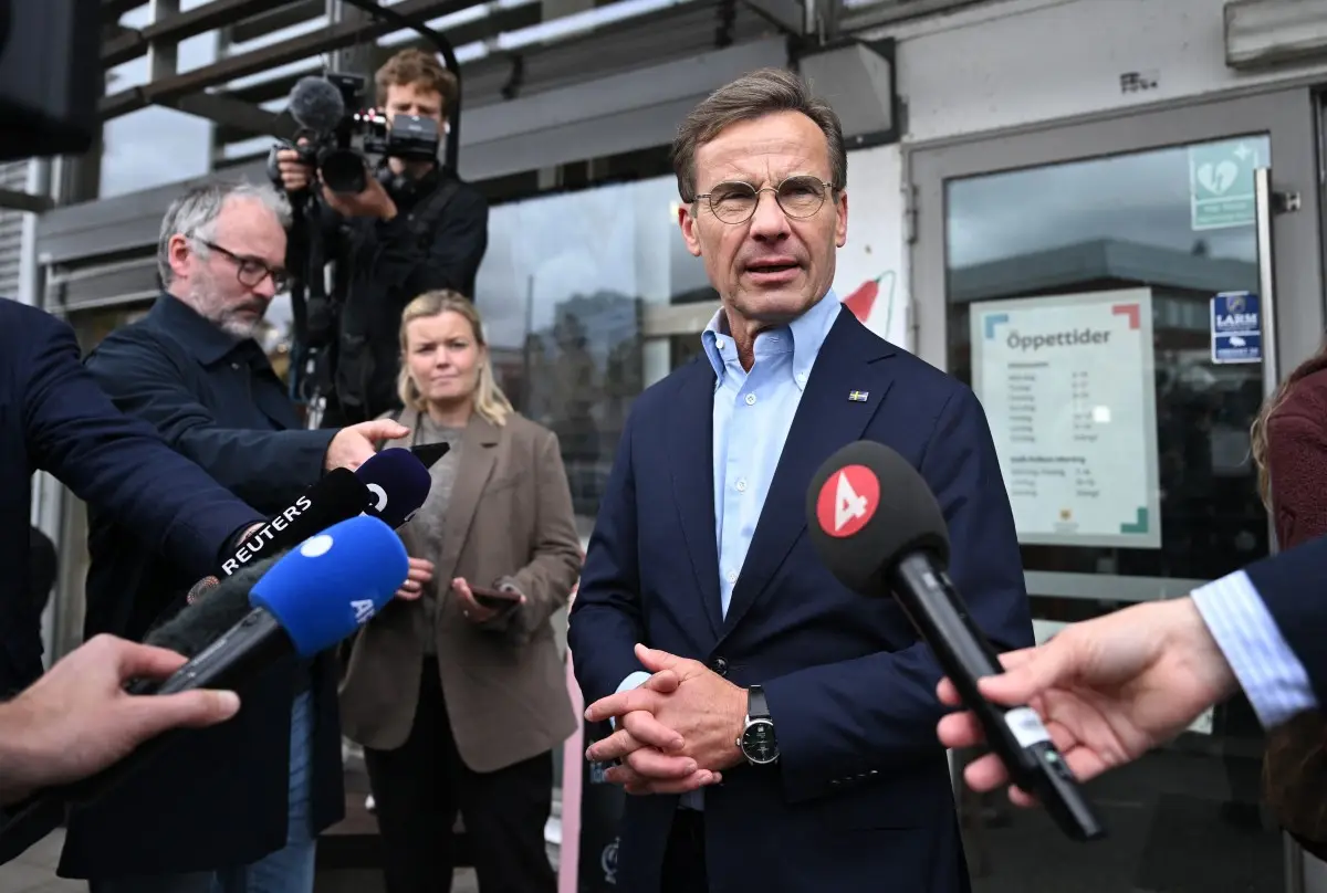 Sweden PM Kristersson resigns after centre-left bloc narrowly wins election