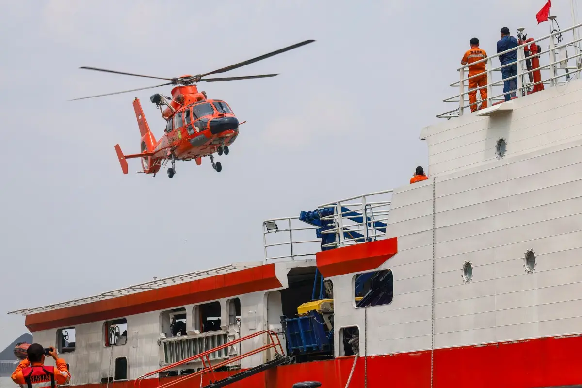 WATCH | Underwater footage shows capsized Indonesian passenger ship as 129 remain missing