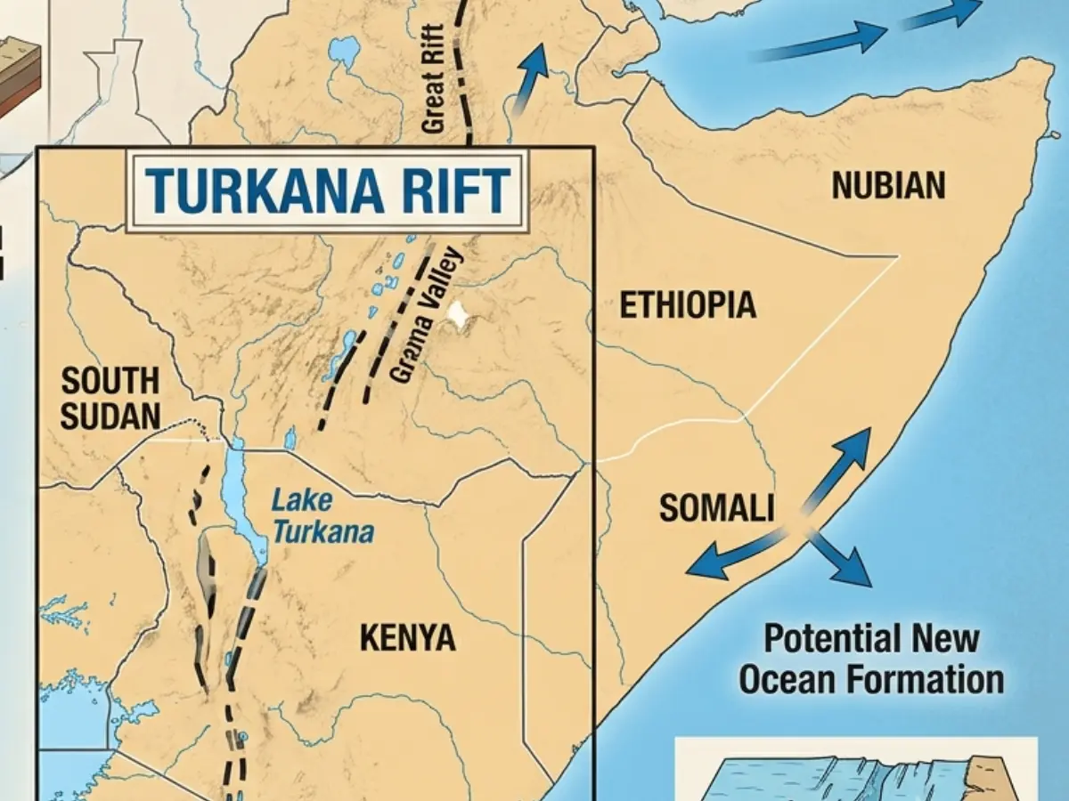 Africa is splitting, and a lot sooner than estimated, giving way to a new ocean