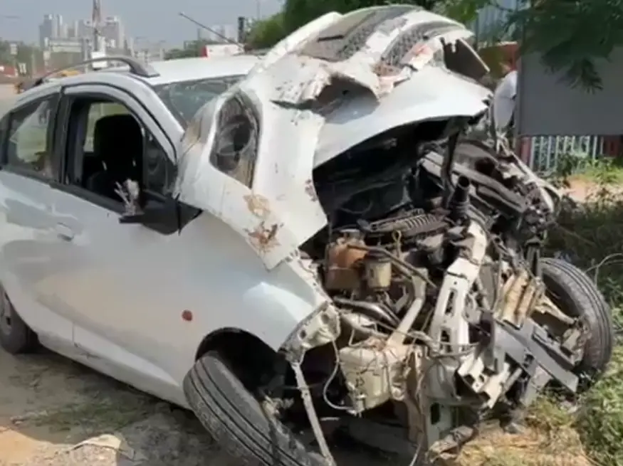 Three labourers killed as DU student loses control of his car, rams into them on Dwarka Expressway Three labourers killed as DU student loses control of his car, rams into them on Dwarka Expressway