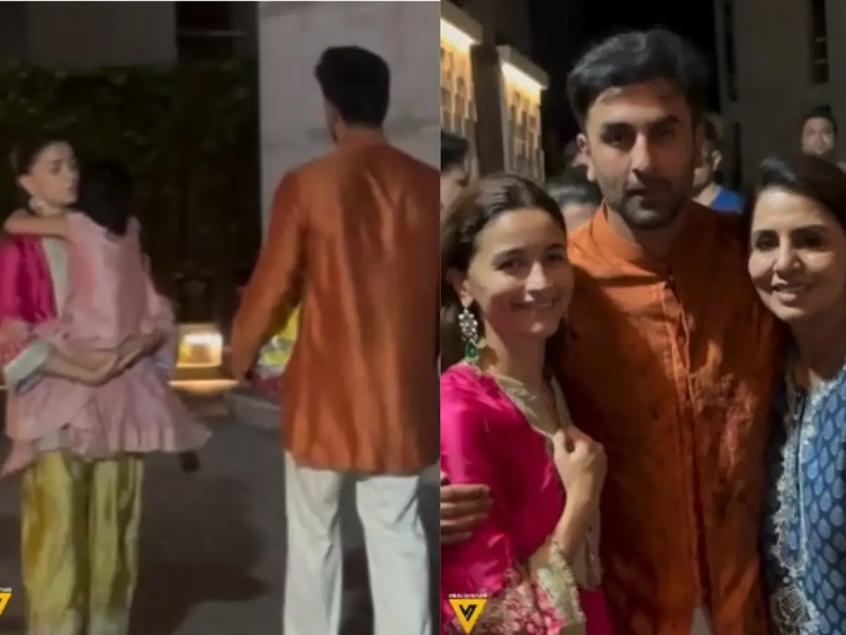 Ganpati Visarjan: Alia Bhatt and Ranbir Kapoor bid adieu to Bappa, watch viral videos