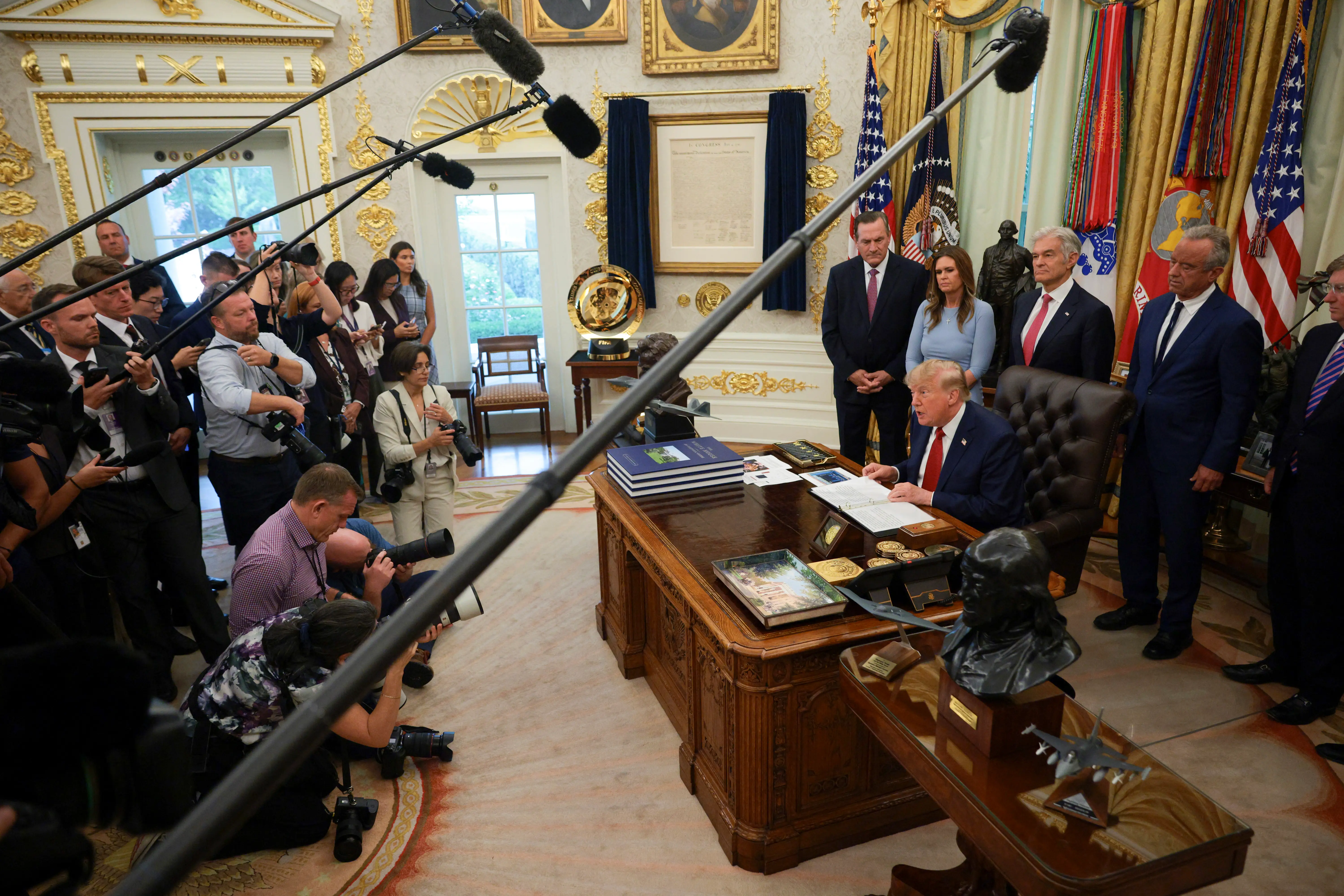 Trump bans  CNN, MS NOW and Politico from White House over ‘FAKE NEWS’