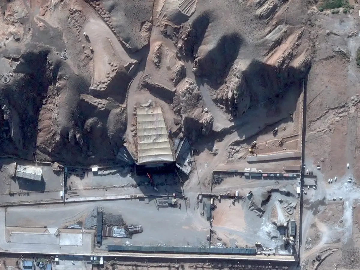 Satellite Images Show Iran Rebuilding Nuclear-Linked Taleghan 2 Site