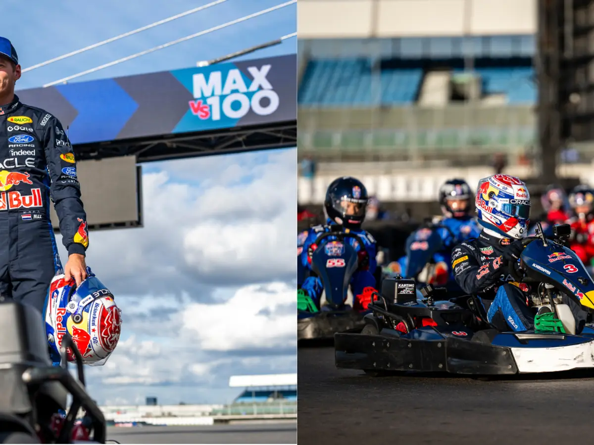 Verstappen Wins 100-Kart Race from 101st at Silverstone