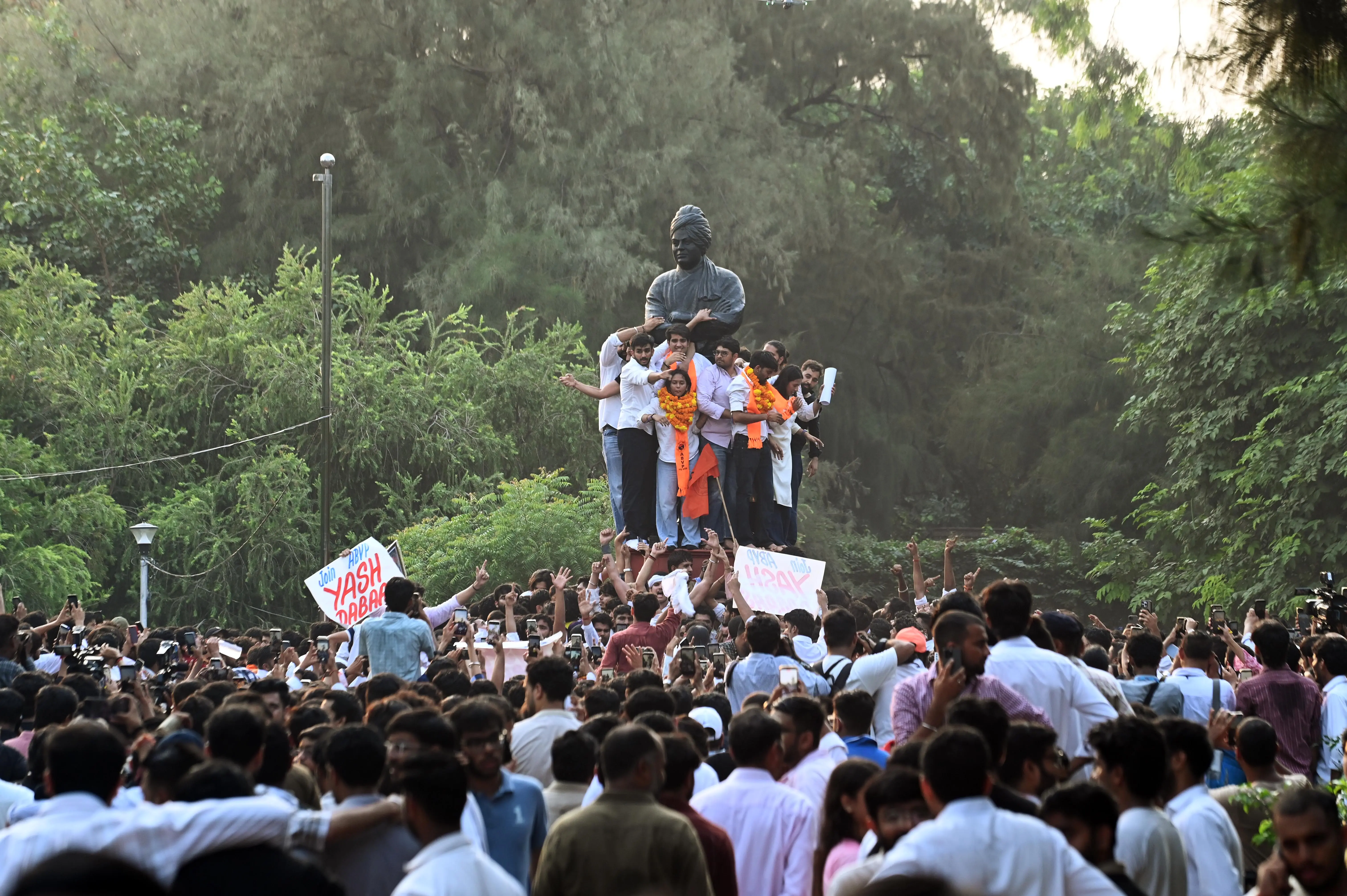 DUSU election 2026 results: ABVP retains president post in close battle; NSUI rebel pulls off surprise victory