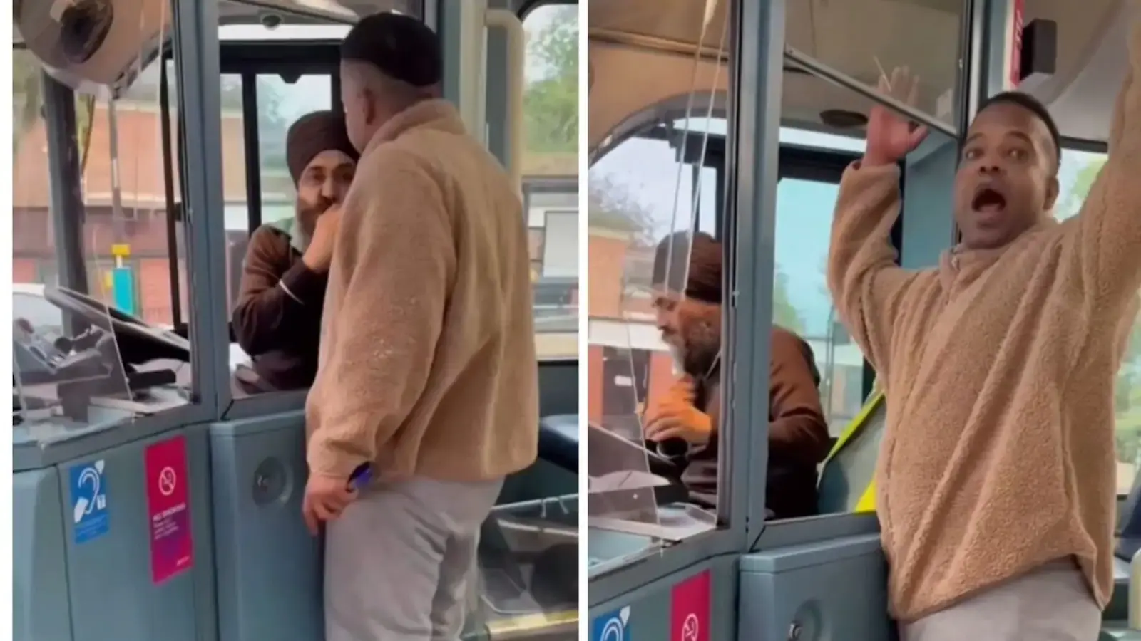 Sikh bus driver assaulted, bus stolen and rammed into cars in England; video surfaces