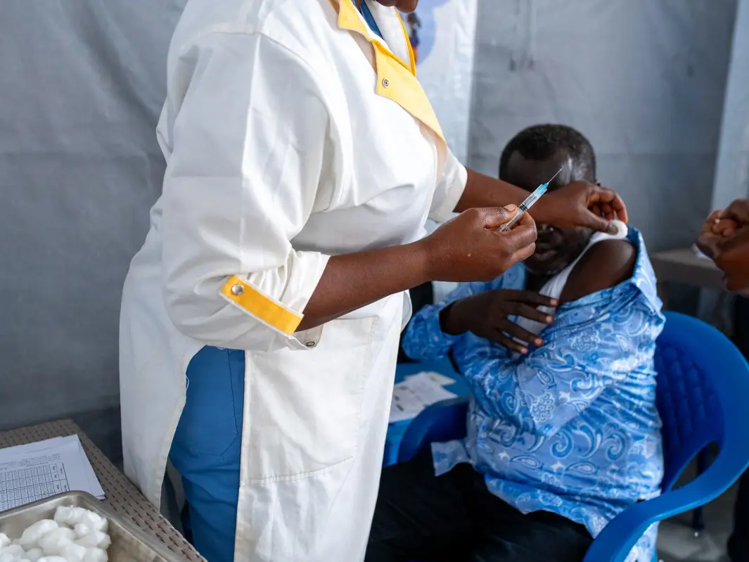 DR Congo launches Ebola vaccination drive in Bunia for health workers, death toll nears 3,700 DR Congo launches Ebola vaccination drive in Bunia for health workers, death toll nears 3,700