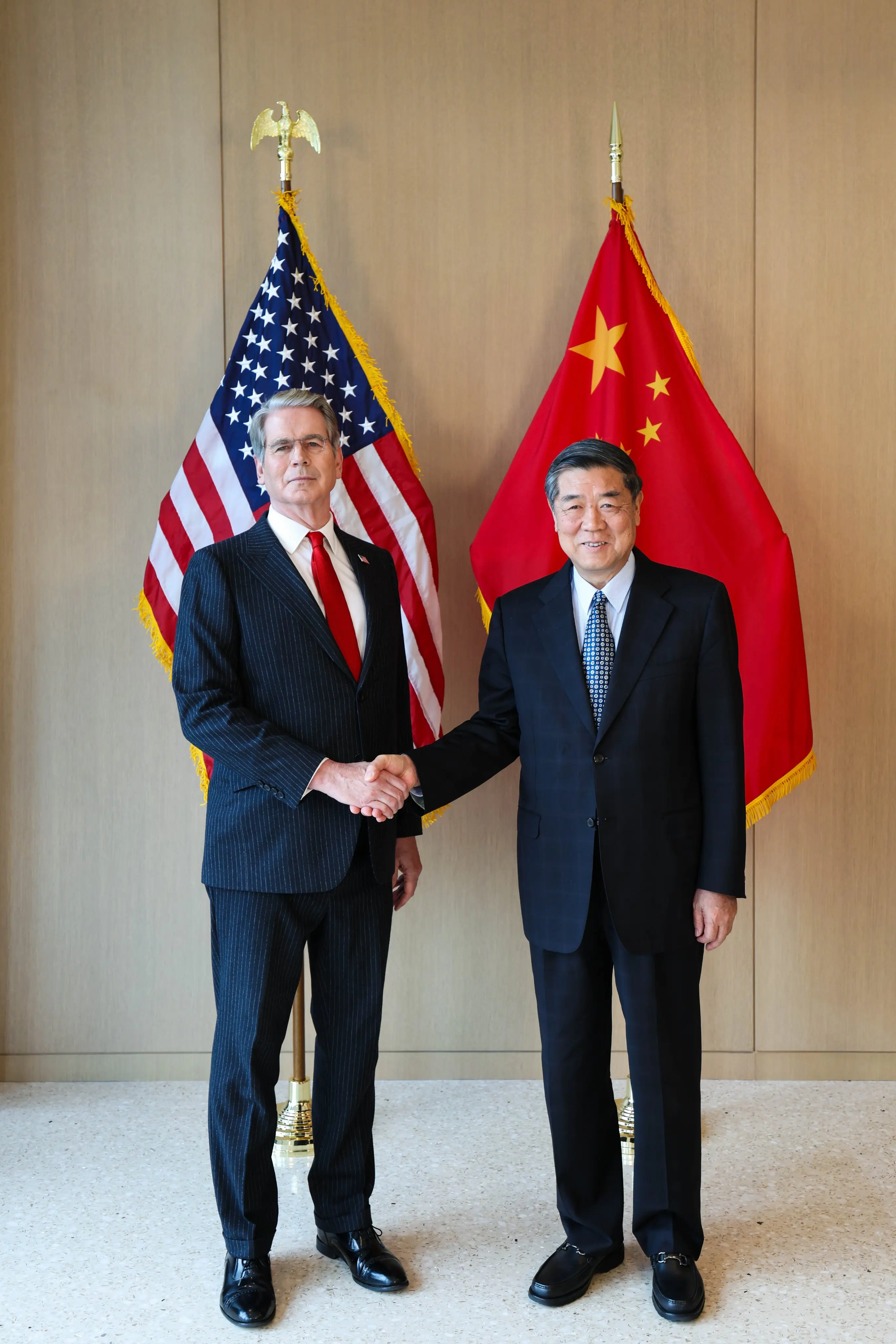 Bessent meets China’s He Lifeng to prepare for Trump-Xi summit