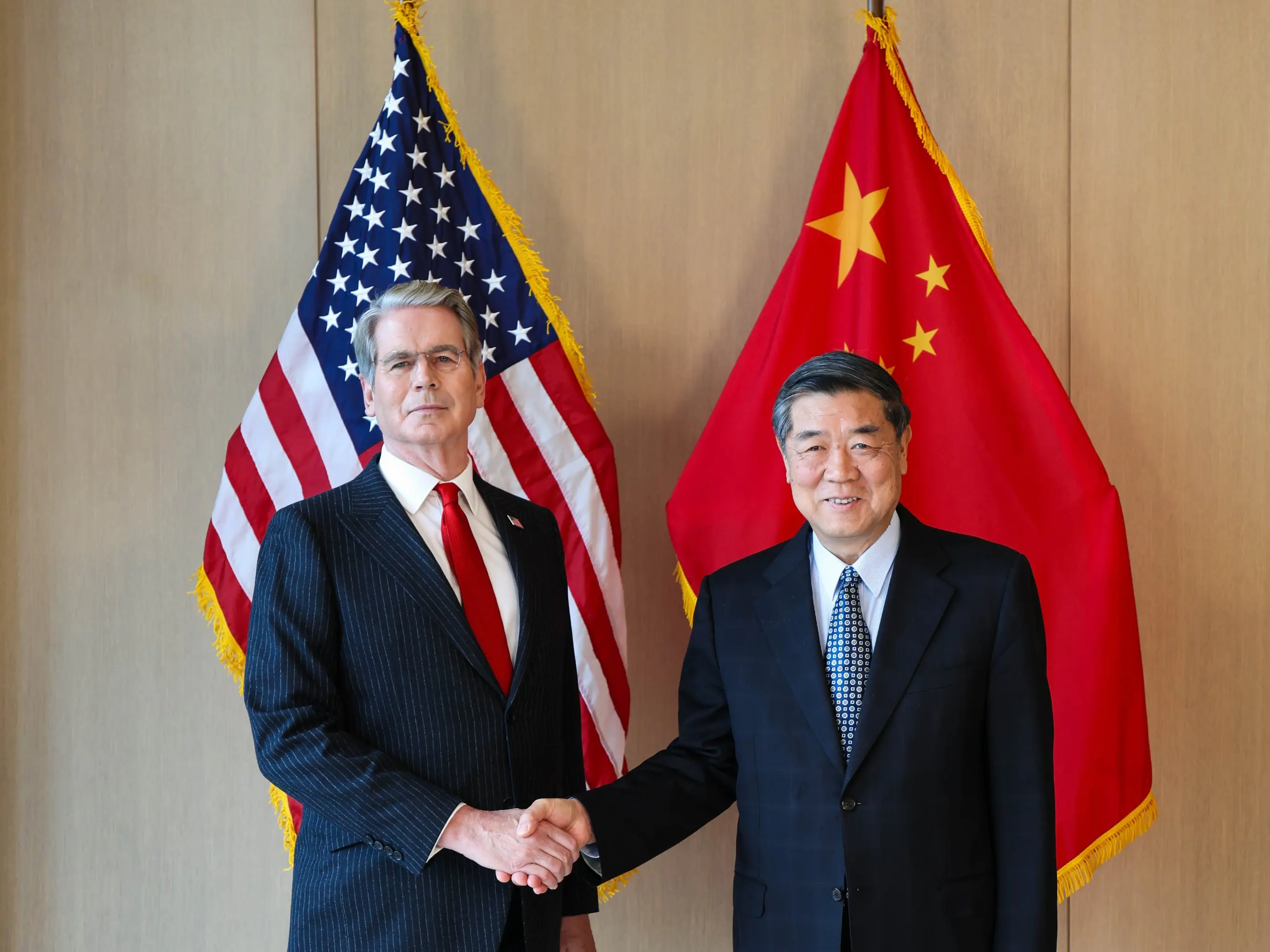 Bessent meets China’s He Lifeng to prepare for Trump-Xi summit