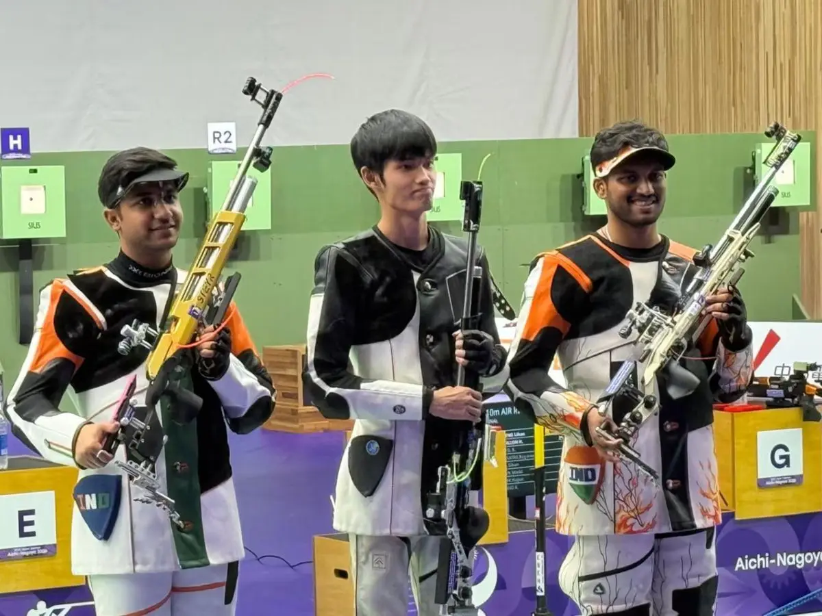 Asian Games: Indian shooting rush continues with silver-bronze finish in men's 10m air rifle Asian Games: Indian shooting rush continues with silver-bronze finish in men's 10m air rifle