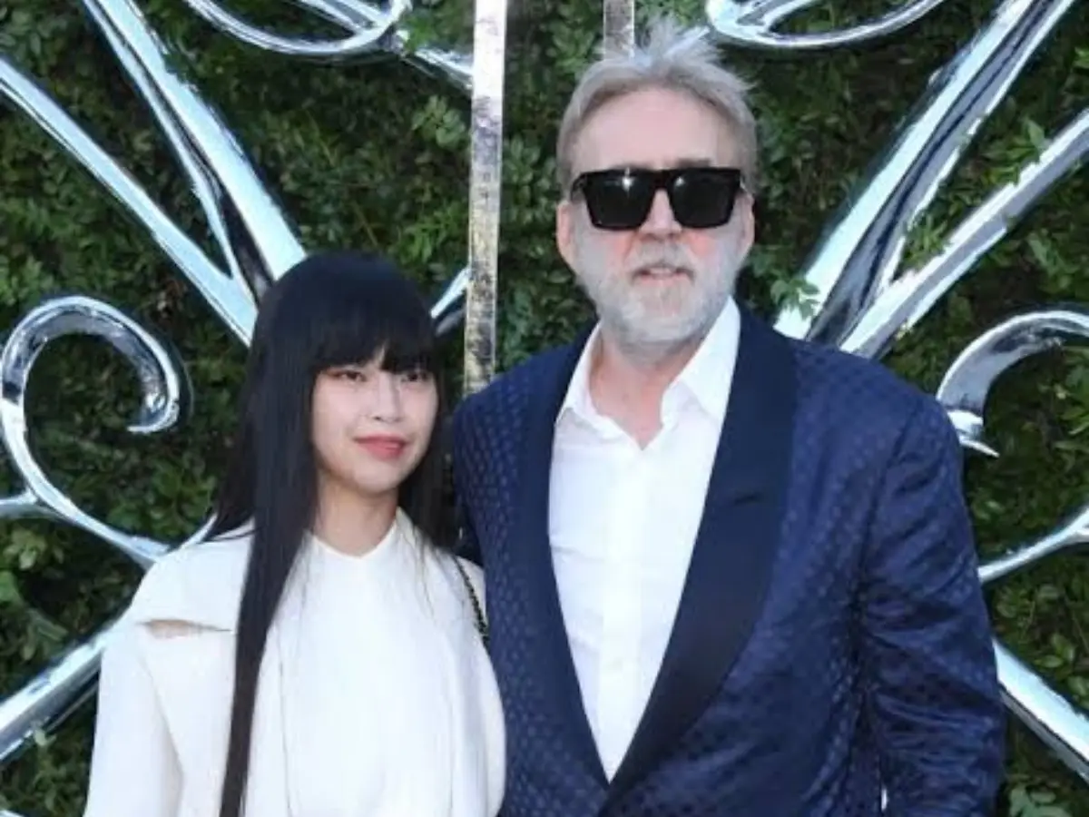 Nicolas Cage embraces silver look for red carpet appearance with wife Riko Shibata Nicolas Cage embraces silver look for red carpet appearance with wife Riko Shibata