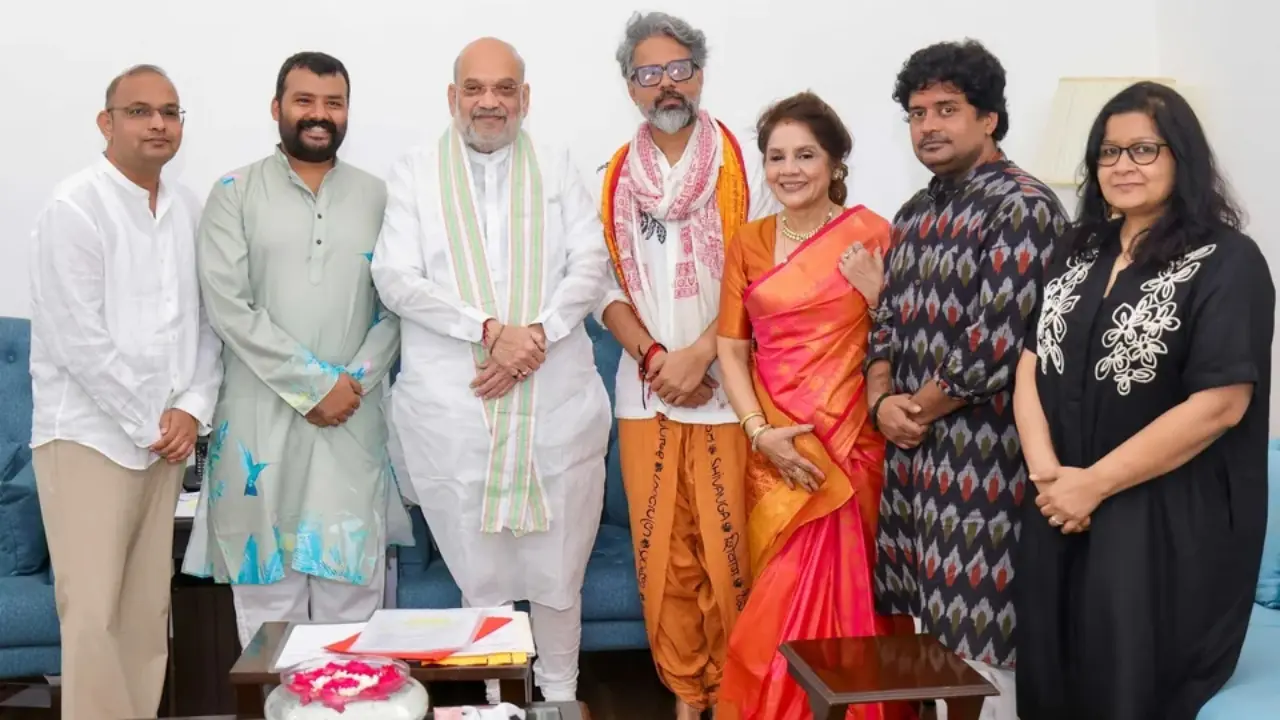Hanuman Ansh: Home Minister Amit Shah meets cast as film crosses Rs 347 crore
