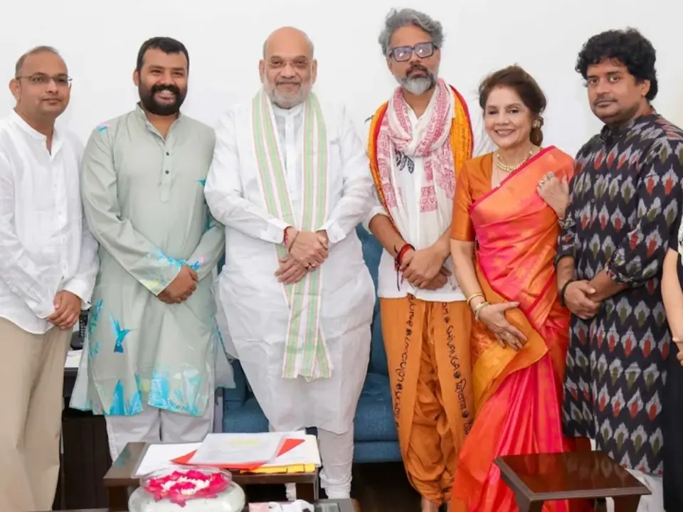Hanuman Ansh: Home Minister Amit Shah meets cast as film crosses Rs 347 crore Hanuman Ansh: Home Minister Amit Shah meets cast as film crosses Rs 347 crore