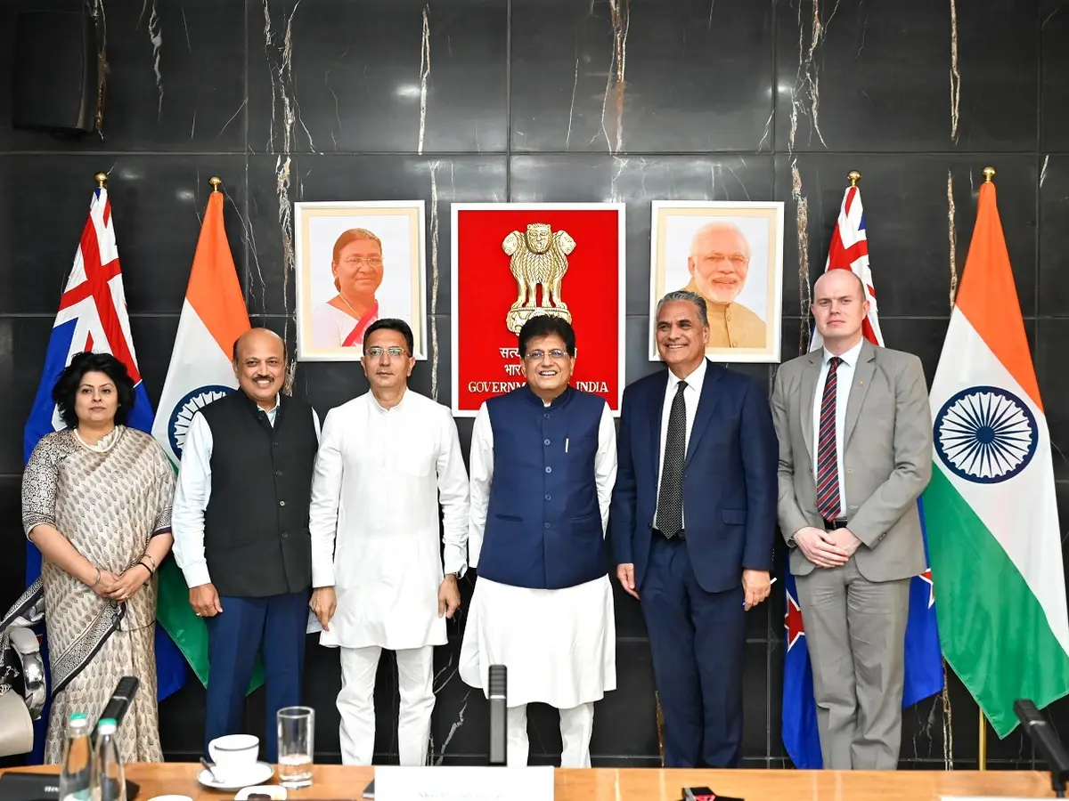 India–New Zealand FTA Set to Take Effect October 20