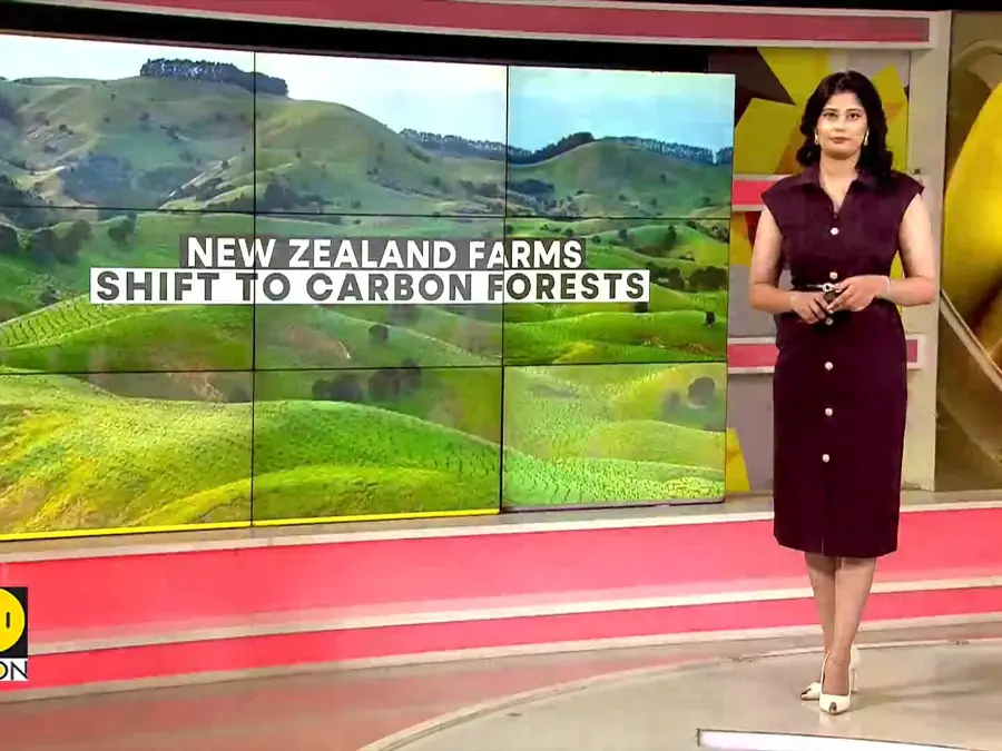 New Zealand farms shift to carbon forests: Carbon credits fuel a land rush reshaping rural life 