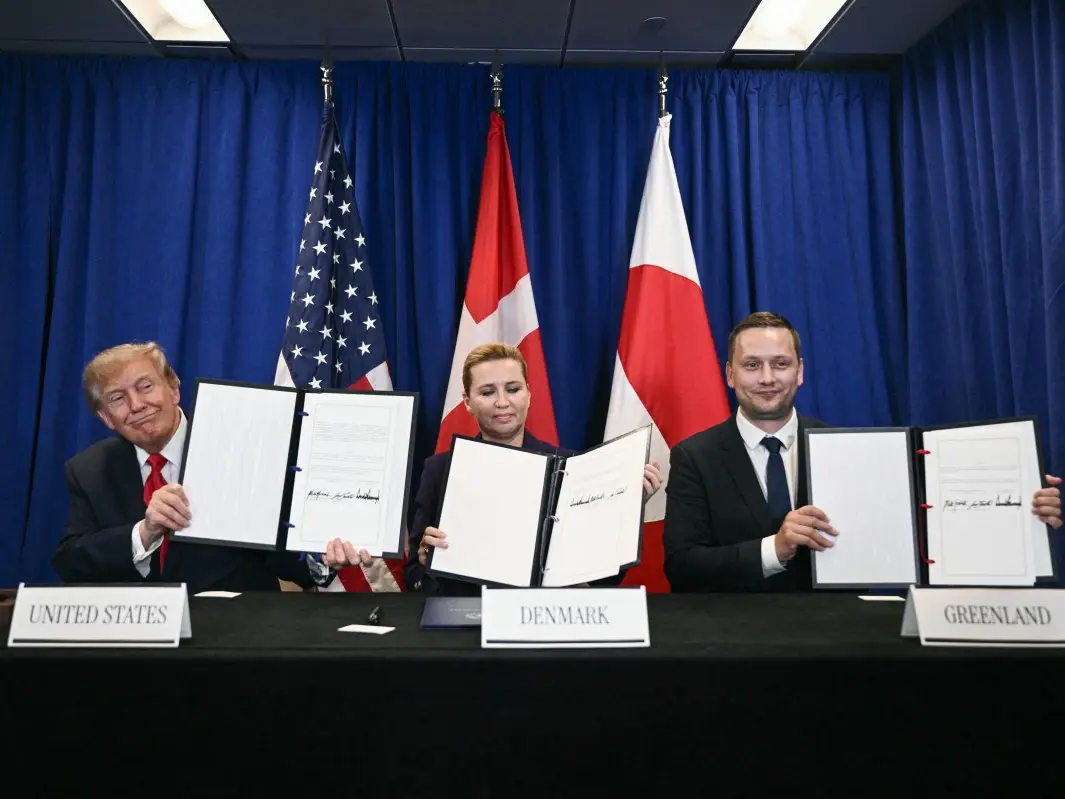 Trump signs Greenland security deal with Denmark, paving way for two new US military bases Trump signs Greenland security deal with Denmark, paving way for two new US military bases