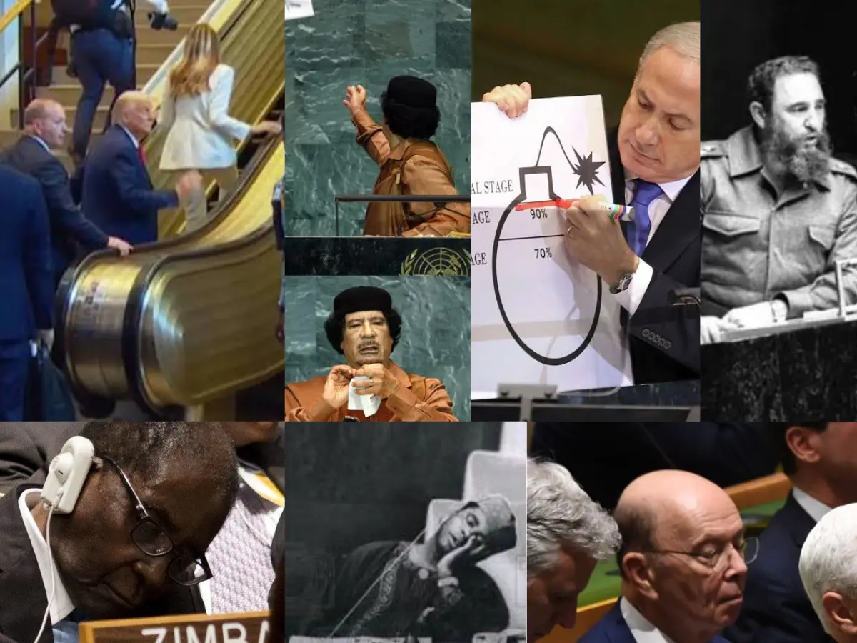 From Gaddafi tearing up UN Charter to Trump’s ‘escalatorgate’: Most unforgettable UNGA moments