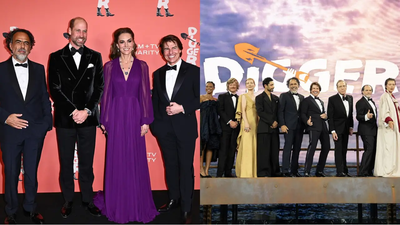 Digger world premiere: Tom Cruise welcomes Prince William and Kate as star-studded cast gathers; actor calls role ‘totally outrageous’