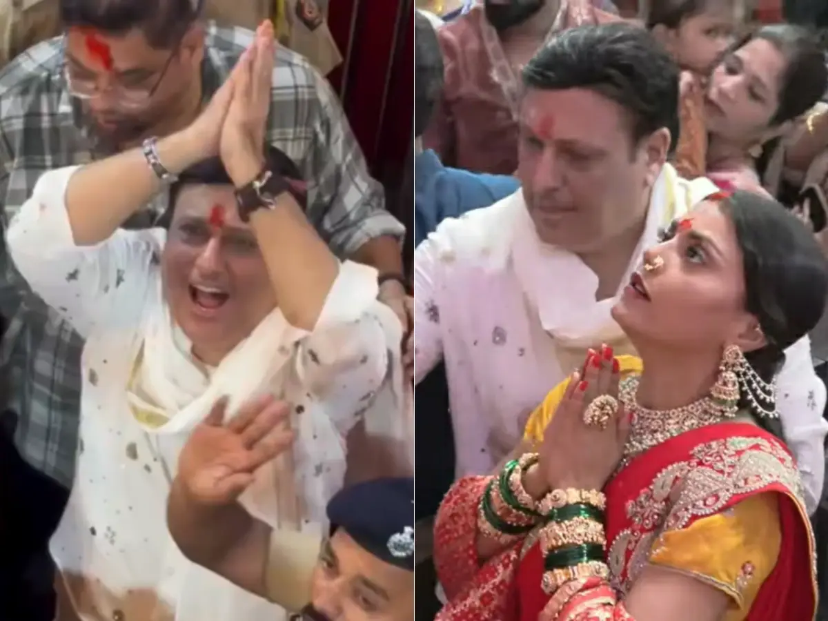 Govinda seeks blessings at Lalbaugcha Raja with rumoured girlfriend following wife Sunita Ahuja’s solo visit