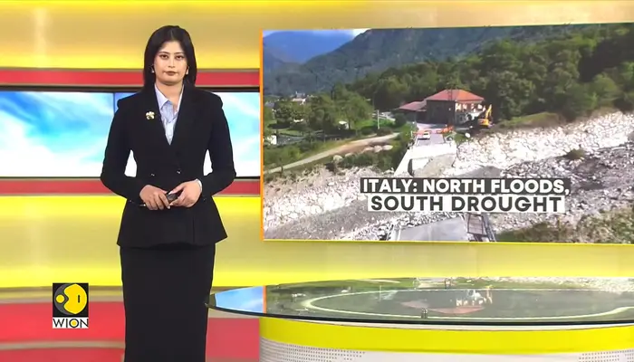 Italy hit by floods in the north, drought in the south