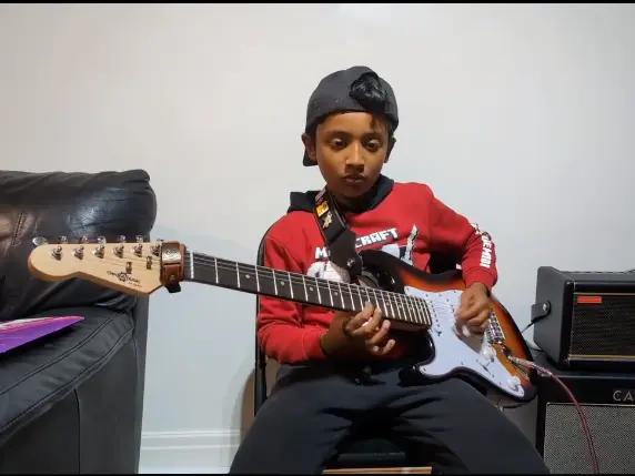 Meet Adrian Abraham: 9-year-old Indian-origin guitar prodigy aiming for a Guinness World Record