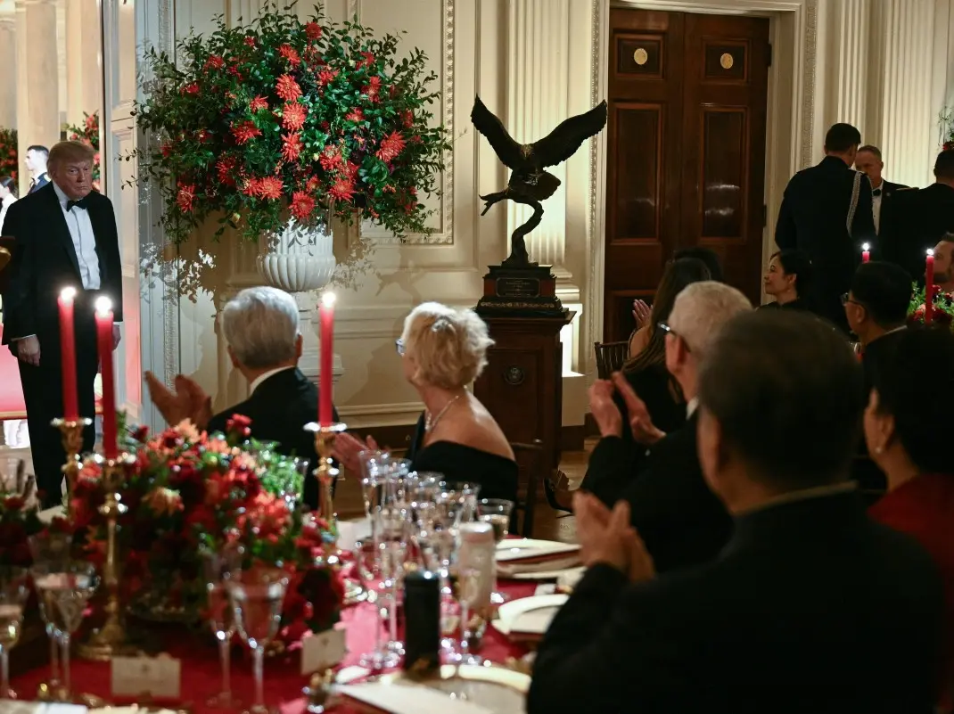 Trump gifts Xi a bald eagle sculpture at White House dinner: Here’s what it symbolises