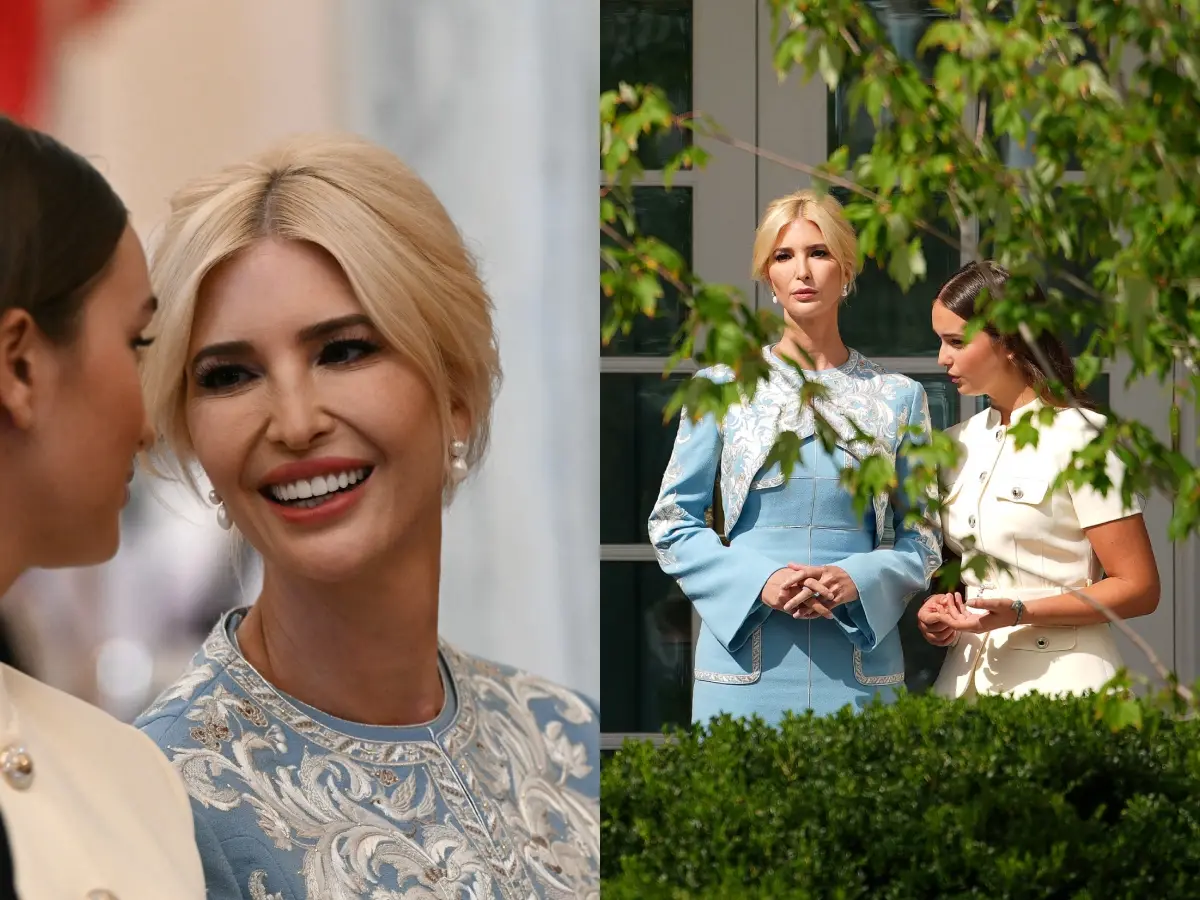 Beijing to Washington! Ivanka Trump makes a style statement in Chinese designer Guo Pei for President Xi Jinping’s White House welcome