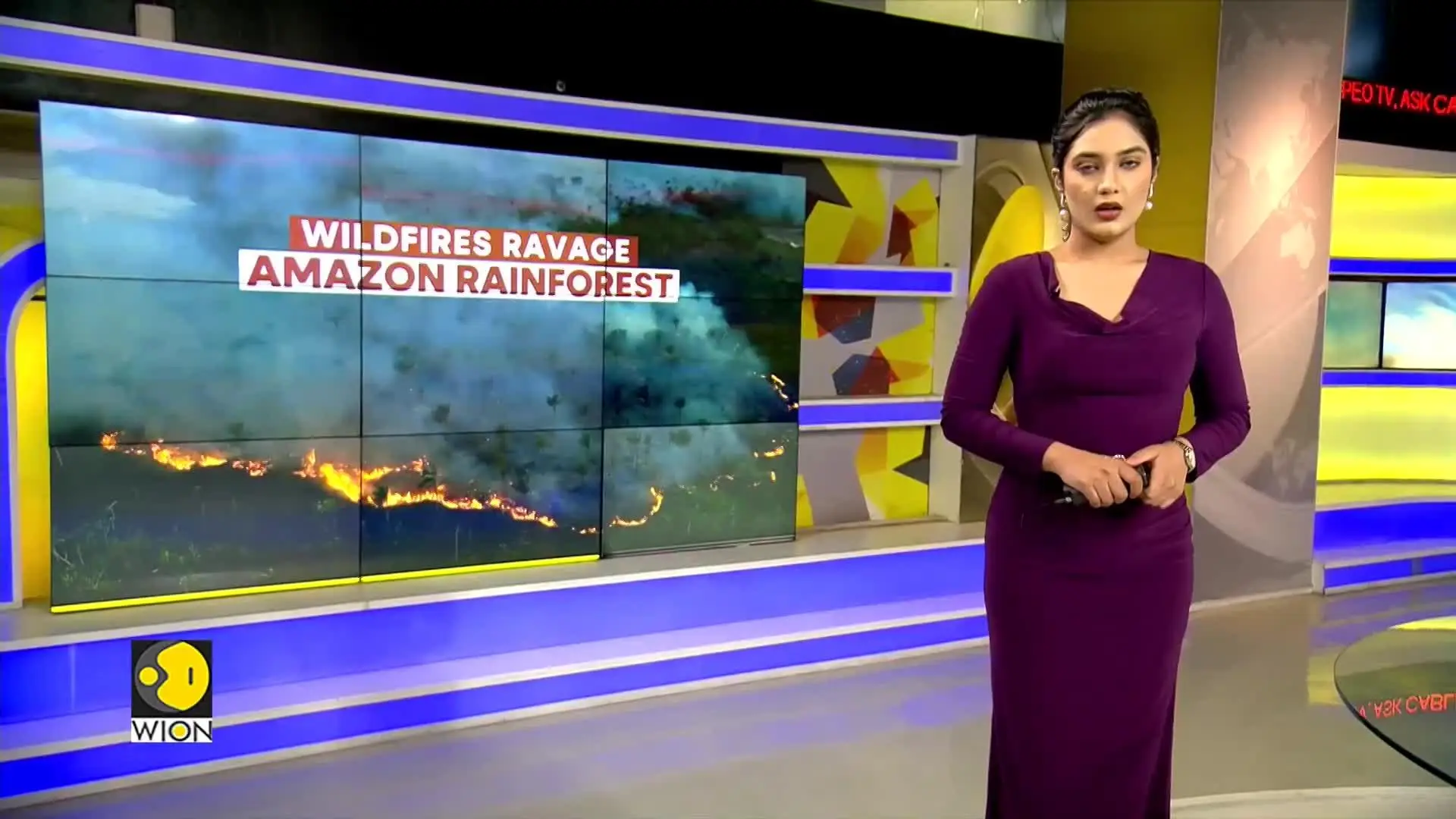 Amazon Wildfire: Heavy smoke blankets amazon rainforest as fires rage 