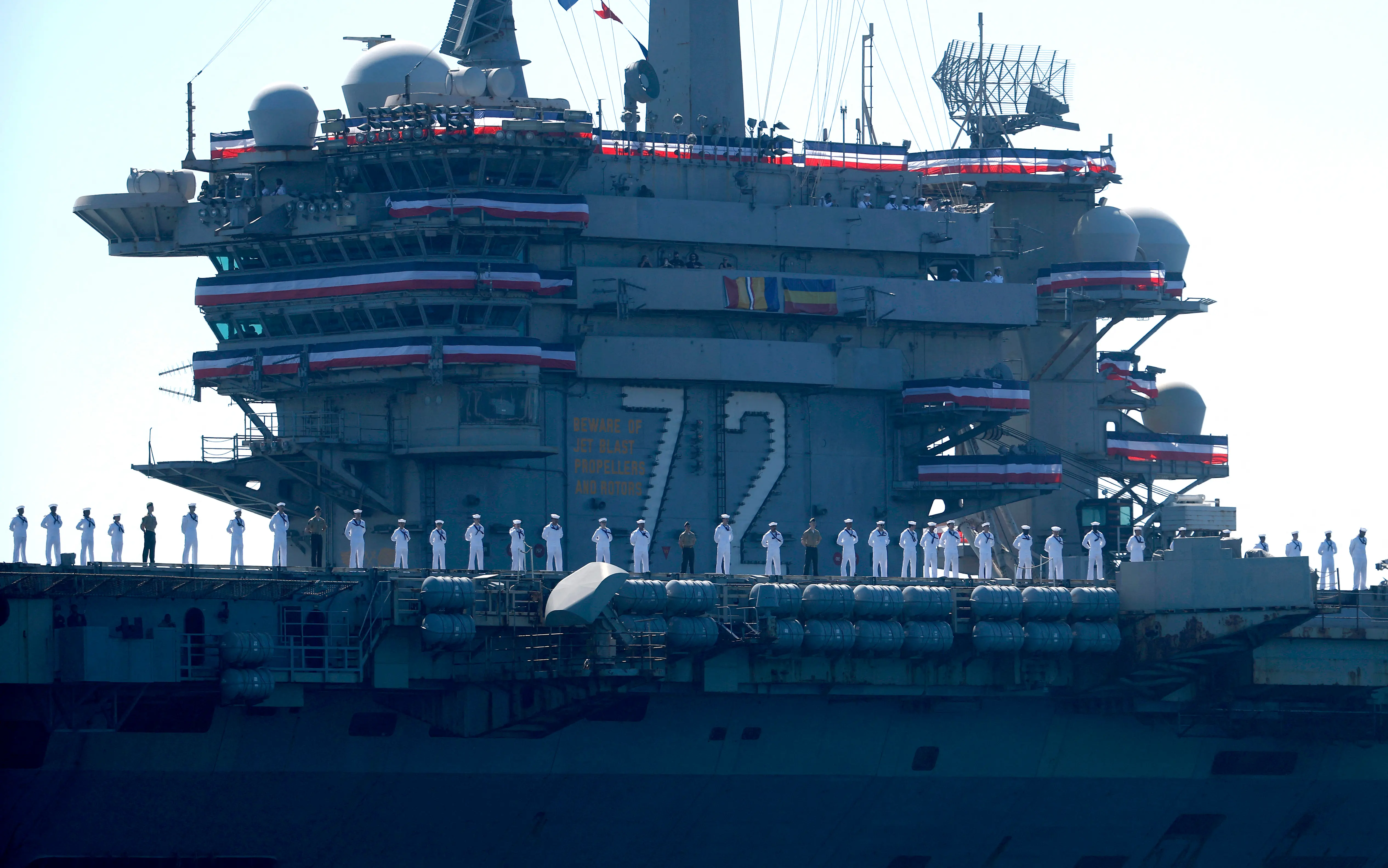 Food shortages, suicide attempts and more: USS Abraham Lincoln returns to US after 321 day deployment supporting war on Iran — The whole row explained